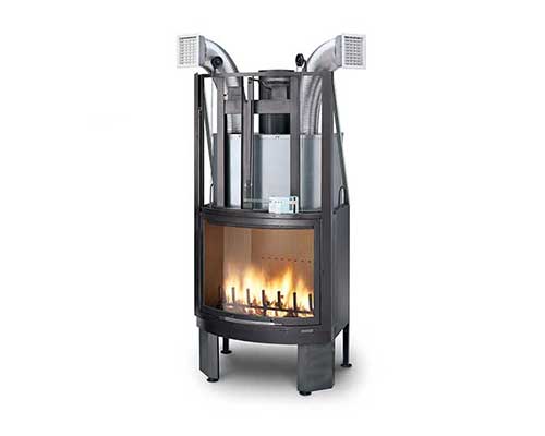 Palazzetti Ecomonoblocco (ECOMBL) 66 V08-S TONDO MAGNOFIX